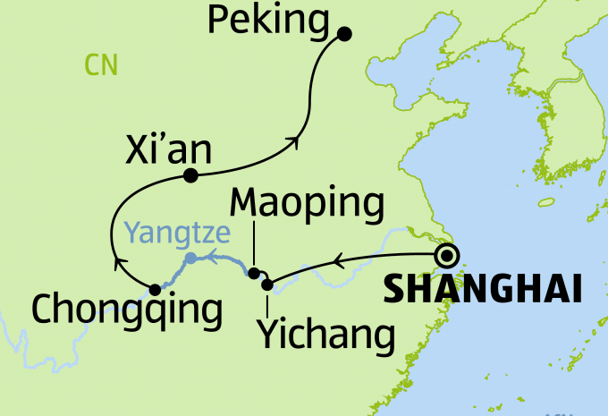 China mit Yangtze - Rundreise & Flusskreuzfahrt