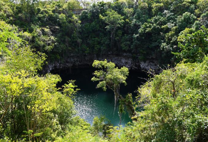 Süsswasserhöhle im Nationalpark Los Tres Ojos