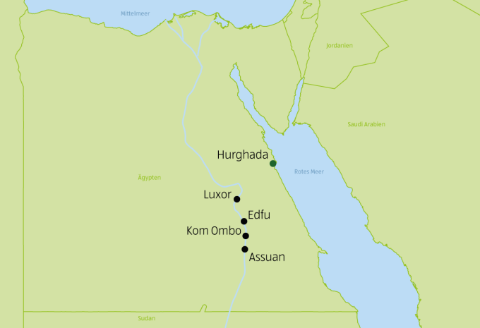 Ägypten - Nil & Hurghada - Nilkreuzfahrt & Baden