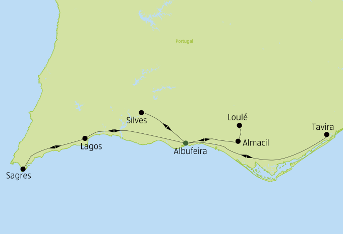 Algarve - Sternfahrt