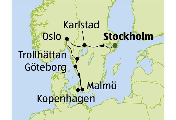 Metropolen & Königsstädte des Nordens - Rundreise