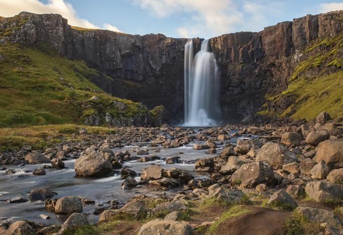 Wasserfall in Island