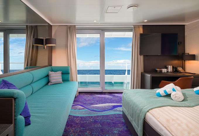 Kabinenbeispiel, Grand Suite mit Balkon/ MS Hondius