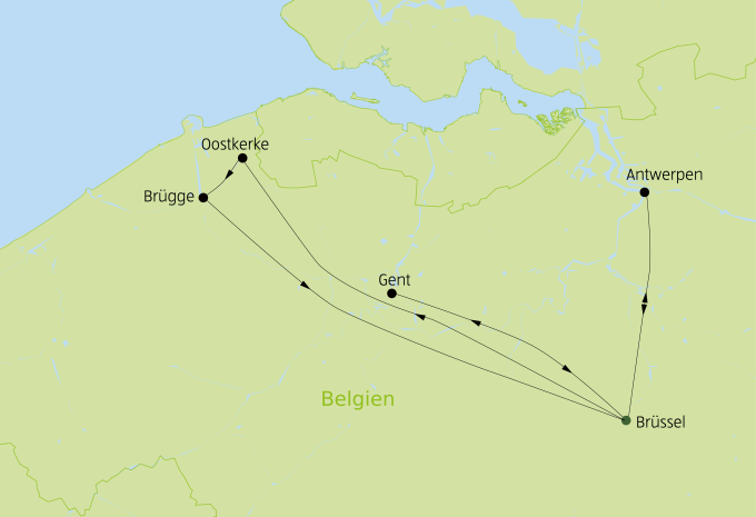 Flanderns Frühlingszauber in Blütenpracht - Rundreise