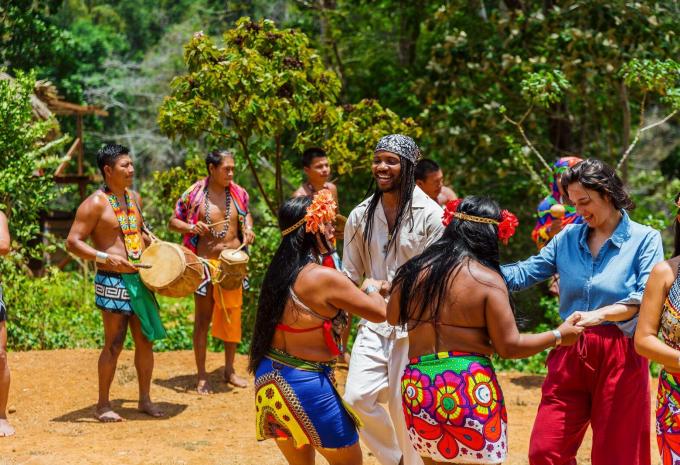 Emberá Dorf Emberá Dorf