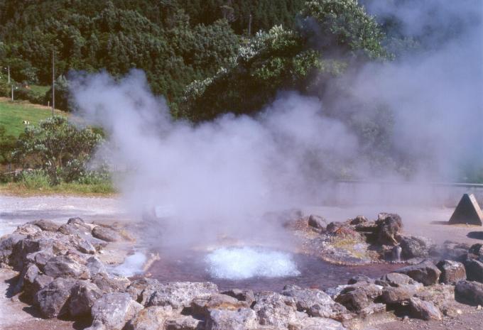 Heiße Quellen / Furnas See