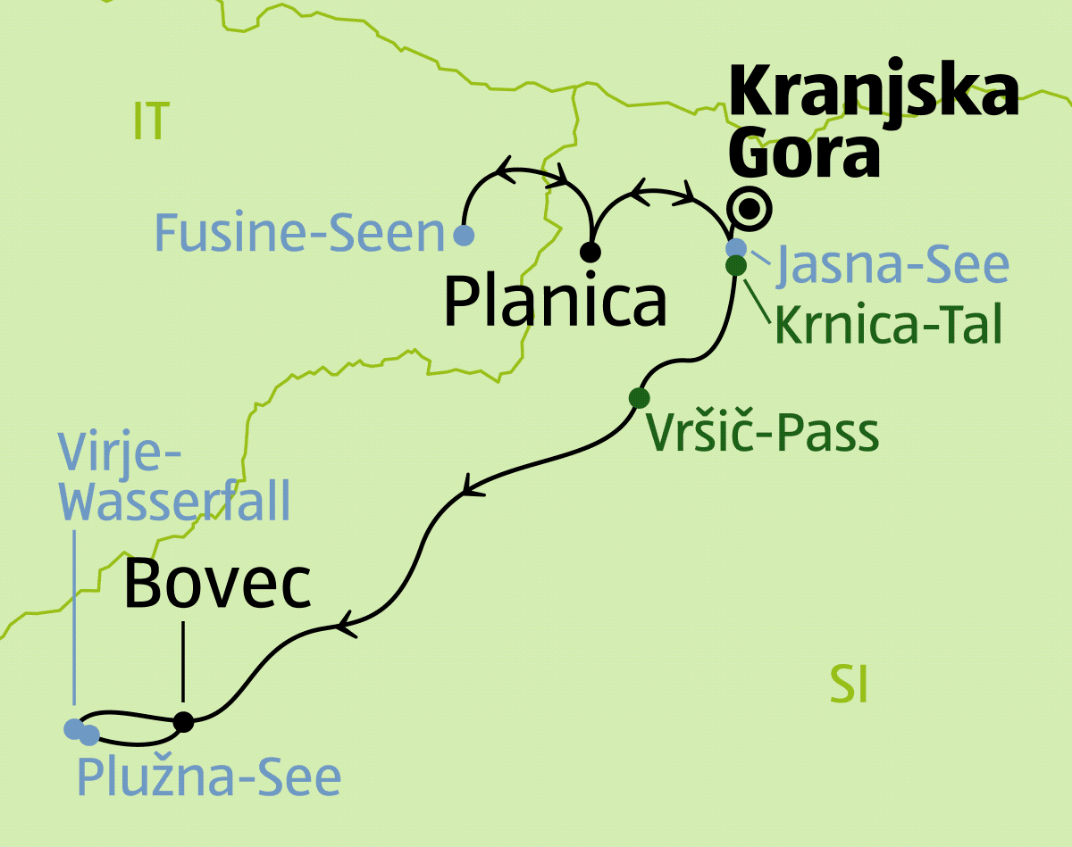 Im Slowenischen So a Tal Wander Radtour HOFER REISEN im-slowenischen-so-a-tal-wander-radtour-hofer-reisen