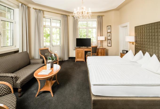 Zimmerbeispiel Doppelzimmer "Gartenblick"