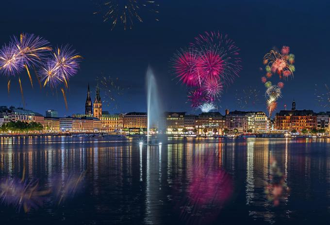 Silvester in Hamburg