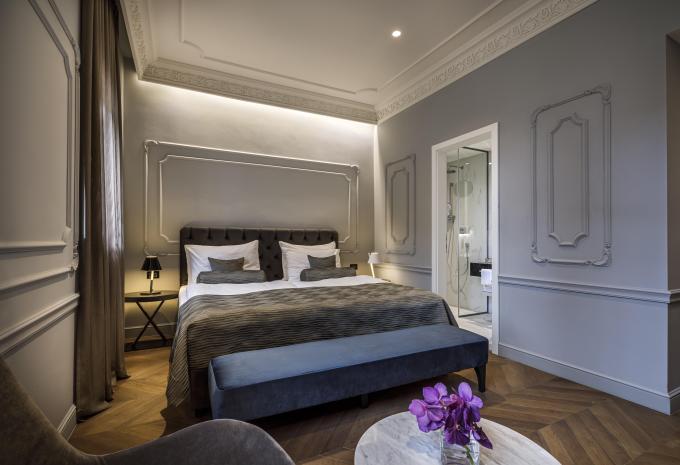 Zimmerbeispiel, Doppelzimmer (DZ) „Klassisch Parkblick“