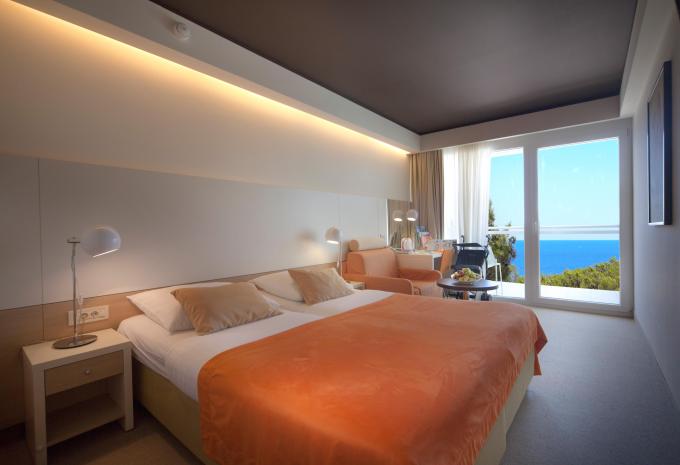 Zimmerbeispiel, Doppelzimmer Balkon Meerblick