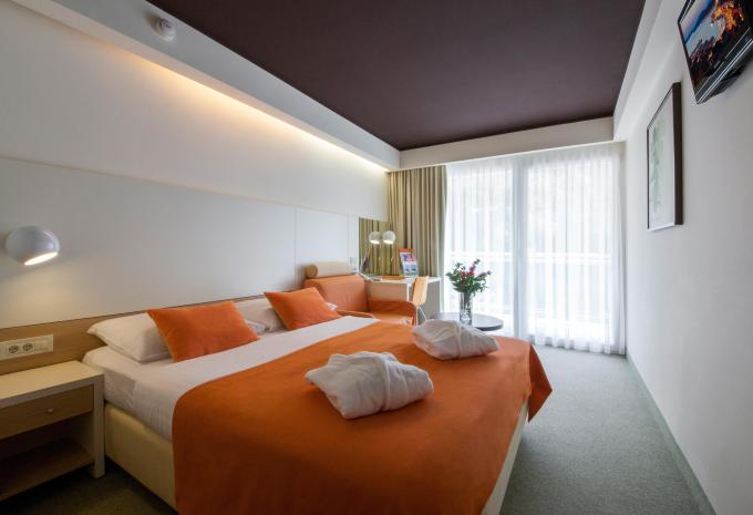 Zimmerbeispiel, Doppelzimmer Balkon Parkseite 