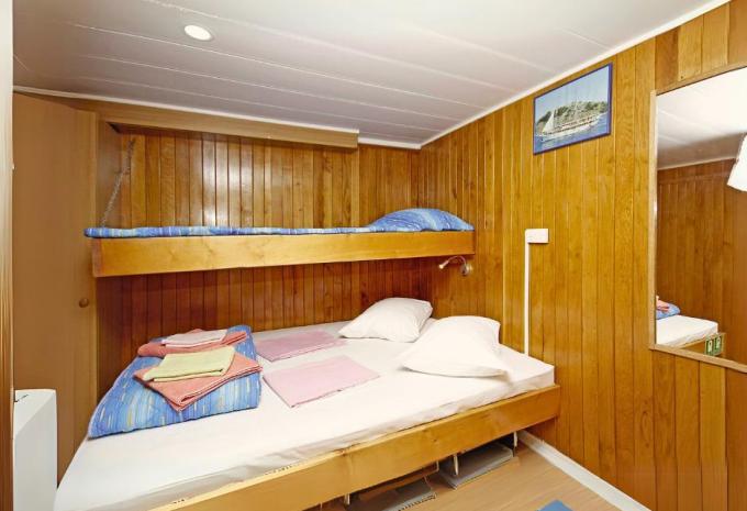 Beispielbild Kabine „Unter Deck Comfort Plus“ / Schiff der I.D. Riva Flotte