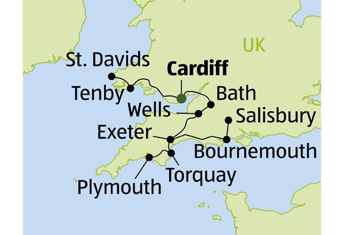 Südengland mit Cornwall & Wales - Rundreise