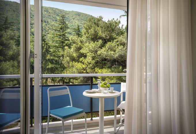 Zimmerbeispiel, Doppelzimmer (DZ) „Superior Balkon Parkblick“