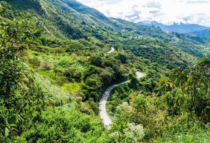 Yungas Tal, Bolivien