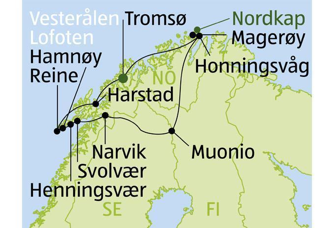 Nordkap & Lofoten - Rundreise