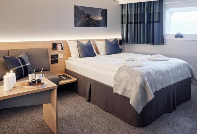 Kabinenbeispiel Aussenkabine / Havila 