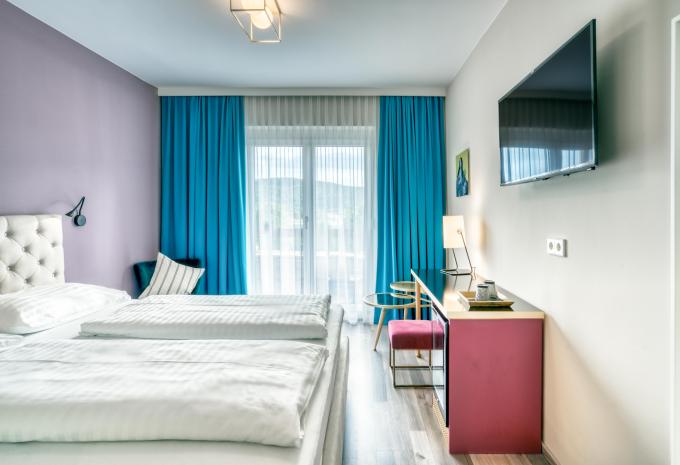 Zimmerbeispiel: Doppelzimmer Balkon