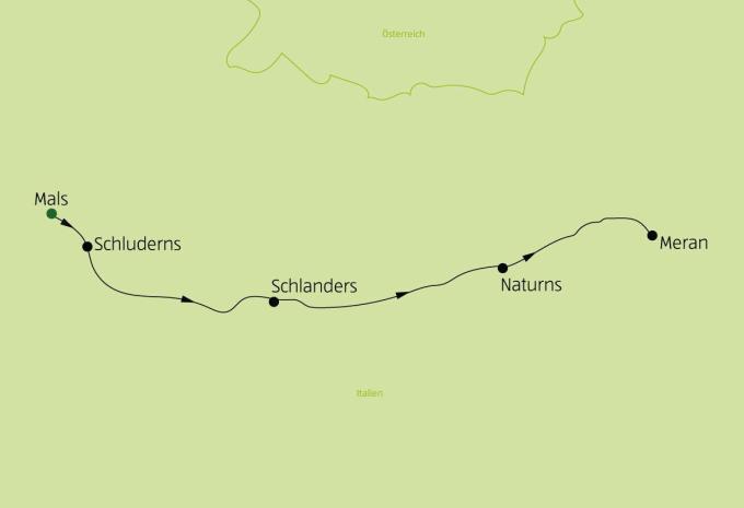 Via Claudia Augusta - Auf alten Römerwegen durch den Vinschgau - Wanderreise