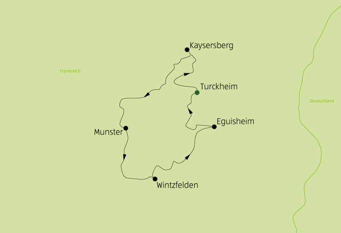 Von den Weinbergen bis zu den Vogesengipfeln - Elsass Wanderreise