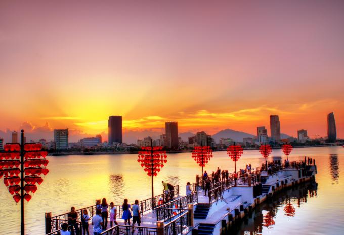 Liebesbrücke Da Nang