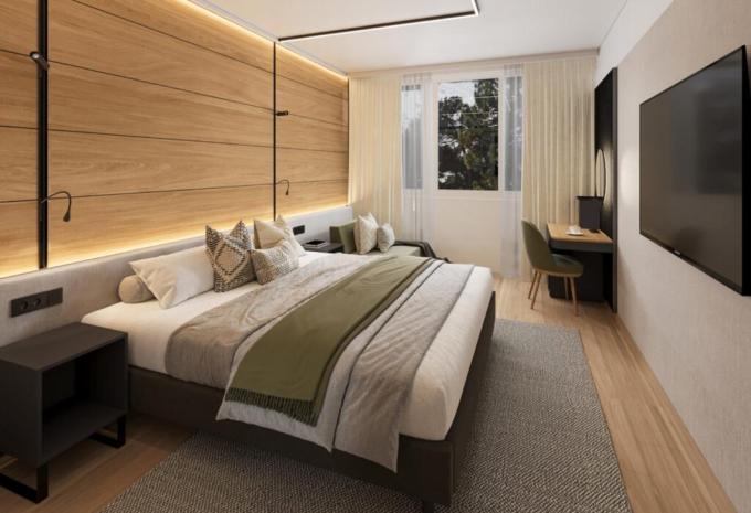 Zimmerbeispiel: DB01 Classic Doppelzimmer Parkblick C2P