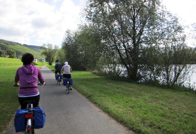 Entlang des Mosel-Radweges von Trier nach Kreis-Traden - Radtour