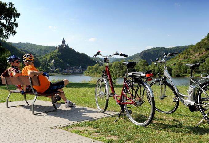 Entlang des Mosel-Radweges von Trier nach Kreis-Traden - Radtour