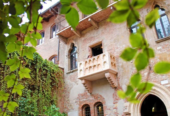 Julia's Balkon in Verona