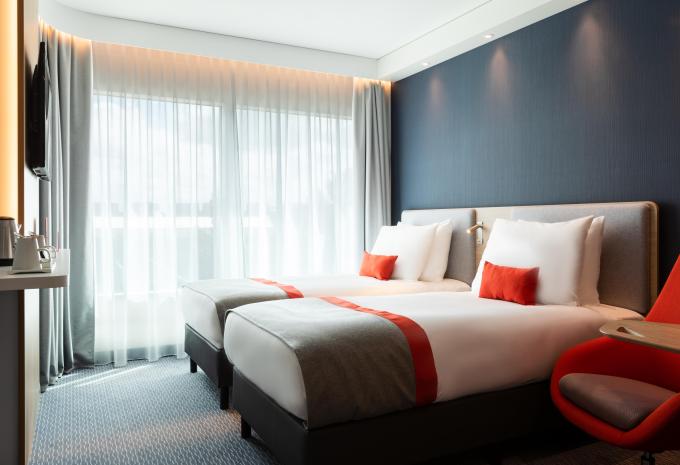 Holiday Inn Express Amsterdam North Riverside: Raumbeispiel Doppelzimmer