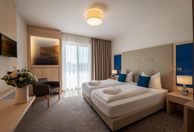 Zimmerbeispiel, Comfort Doppelzimmer Balkon