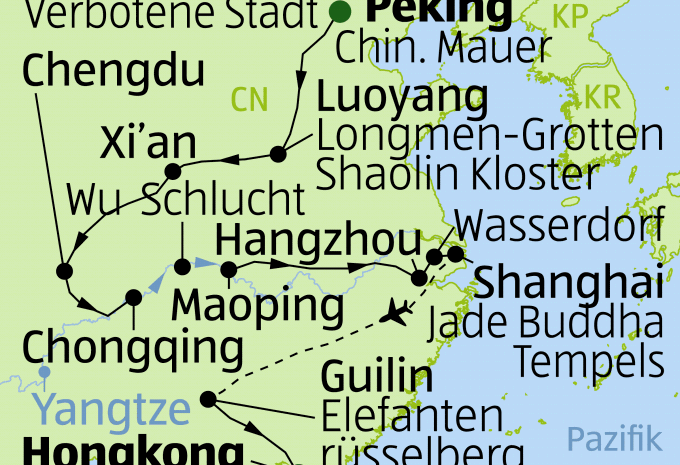 China & Yangtze - Große Rundreise & Flusskreuzfahrt