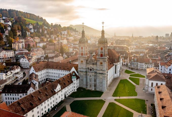  St.Gallen - Stiftsbezirk und Kathedrale