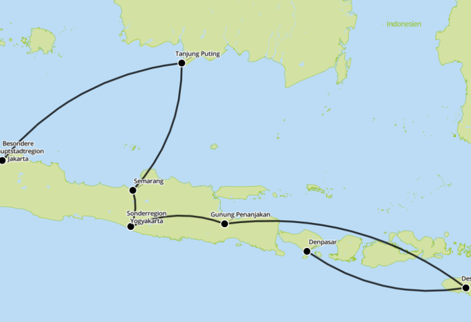 Orangutan - Java - Bali - Rundreise