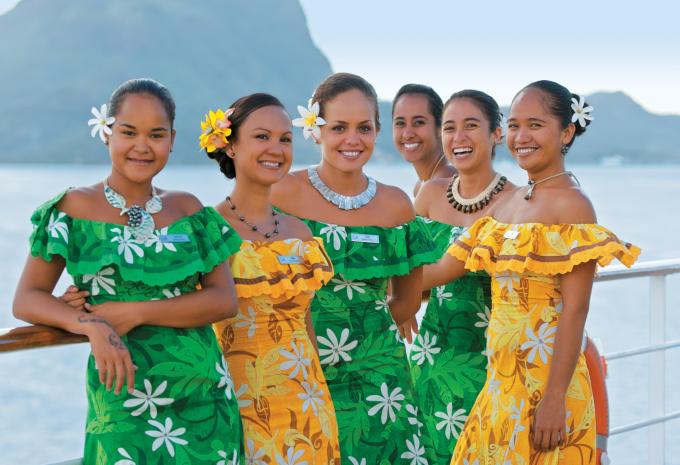 Crew der Le Paul Gauguin