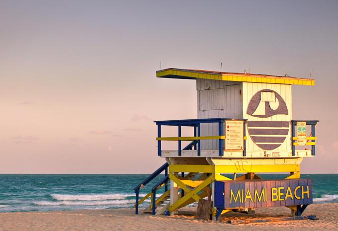 Rettungschwimmer-Turm Miami Beach