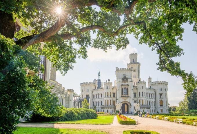 Hluboka nad Vltavou / Nähe Budweis