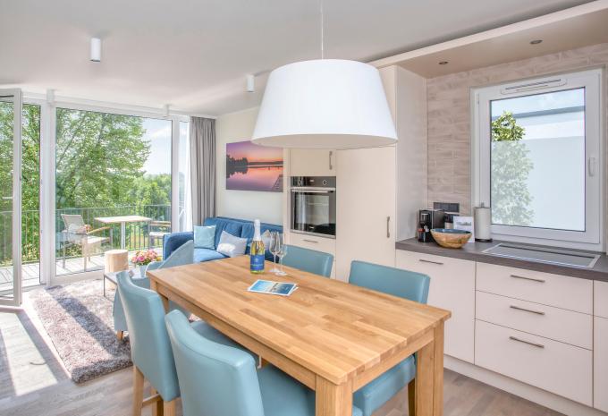 Beispielzimmer Appartement Balkon Aurora Landseite