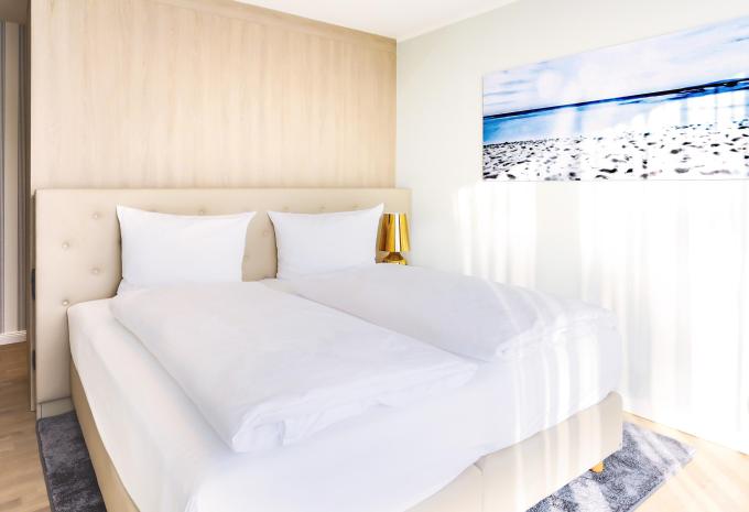 Beispielzimmer Appartement Balkon Seeblick Aurora Müritzblick