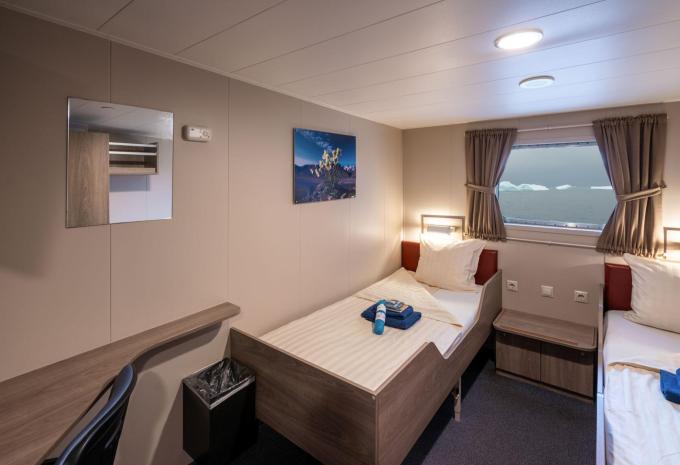 Kabinenbeispiel/ Aussenkabine mit Fenster/ MS Plancius