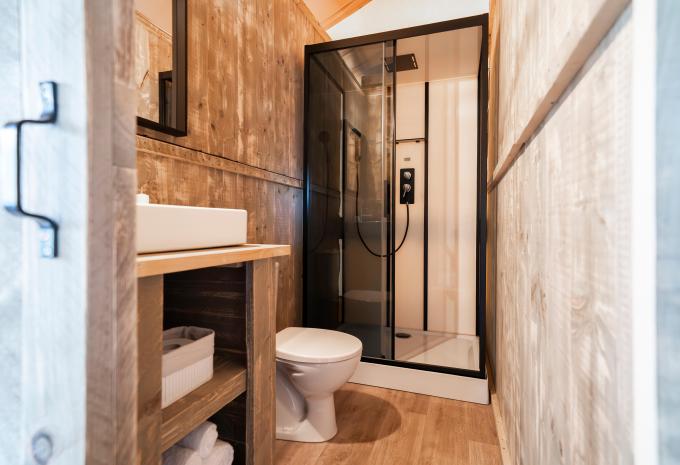 Glamping Lodge made of wood terrace '30'