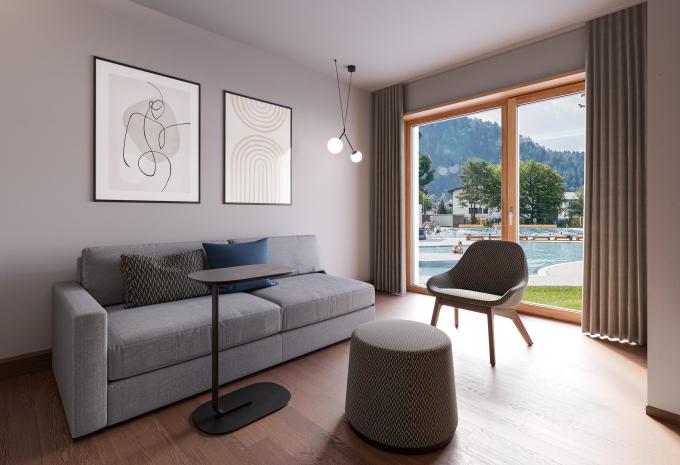 Zimmerbeispiel: Standard Studio „Terrasse Parkblick“