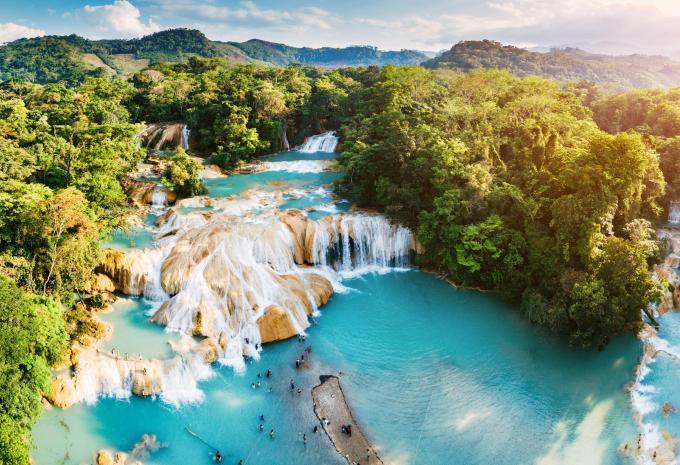 Agua Azual Wasserfall, Chiapas