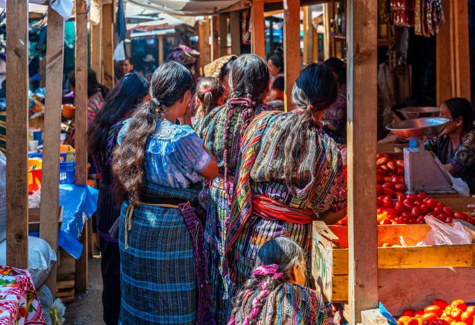 Markt Chichicastenango, Guatemala