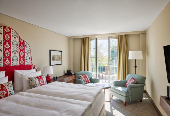 Beispielzimmer Balkon Parkseite zur Doppelnutzung