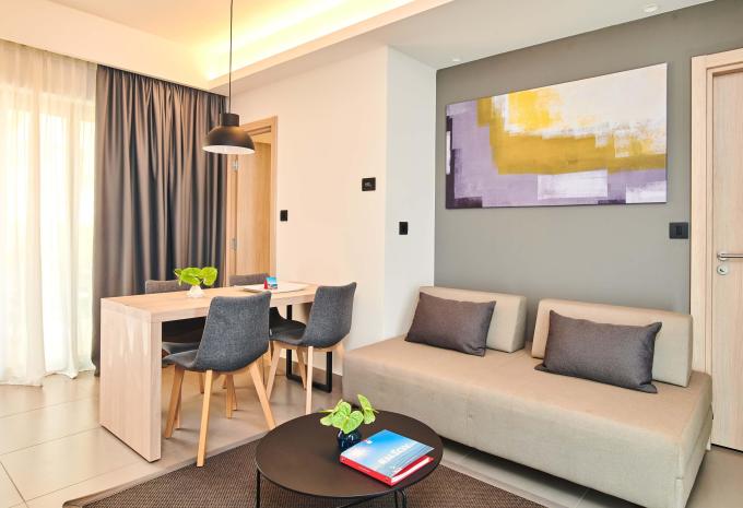 Zimmerbeispiel, Apartment Terrasse A4TP2