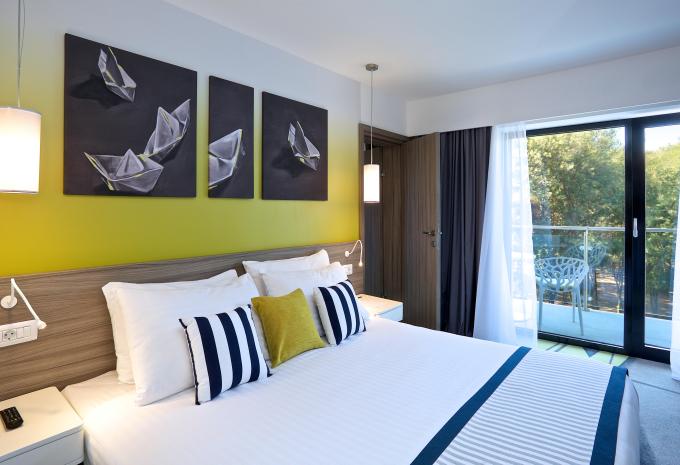 Zimmerbeispiel, Doppelzimmer Superior Balkon Parkseite