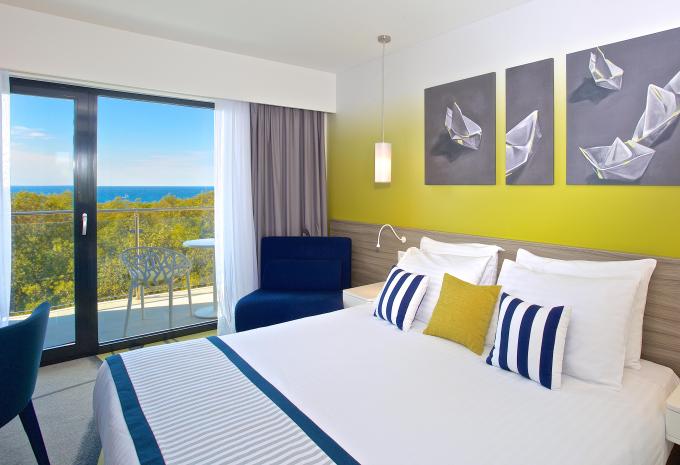 Zimmerbeispiel, Doppelzimmer Superior Balkon Meerseite