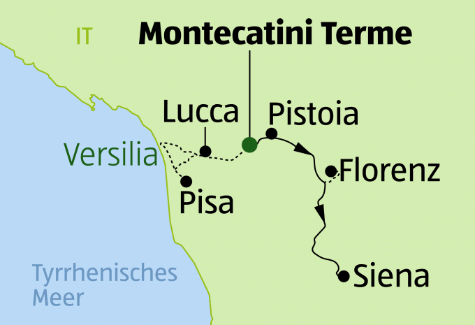 Toskana Rundreise: Montecatini Terme & Siena - Selbstfahrer-Rundreise